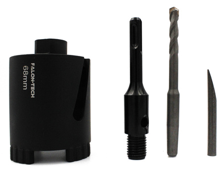 OTWORNICA DIAMENTOWA 68mm /4 M16 SDS+ WIERTŁO DO GRESU BETONU I KAMIENIA