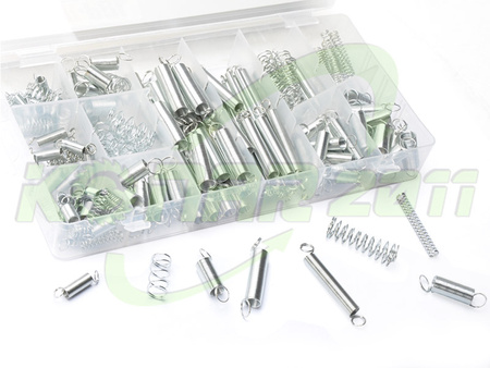 ZESTAW SPRĘŻYNEK SPRĘŻYNKI 200 SZT MIX