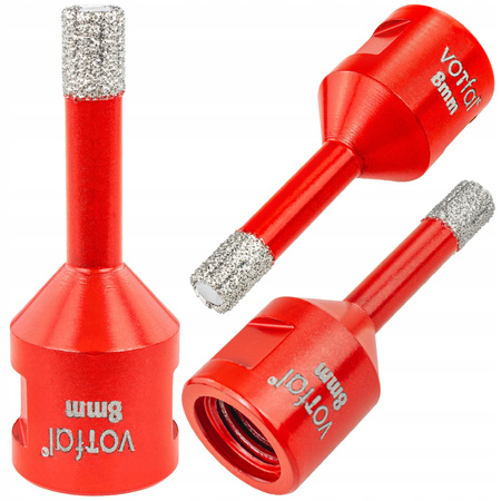 WIERTŁO DIAMENTOWE 8 MM KORONKA OTWORNICA M14 GRES PŁYTEK CERAMIKI