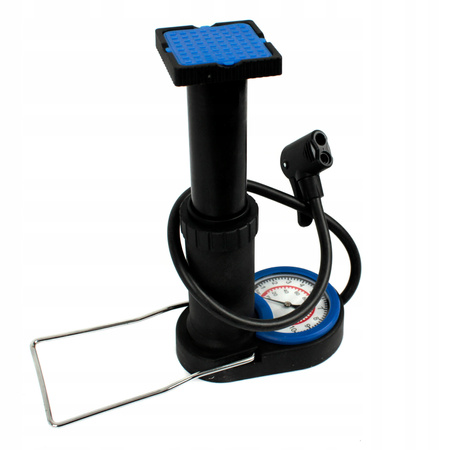 POMPKA ROWEROWA SAMOCHODOWA NOŻNA Z MANOMETREM