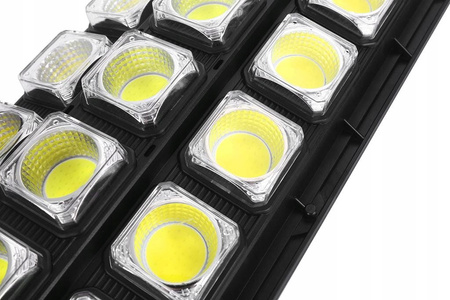 MOCNA LAMPA SOLARNA LED Z CZUJNIKIEM RUCHU ZMIERZCHU OGRODOWA ULICZNA PILOT