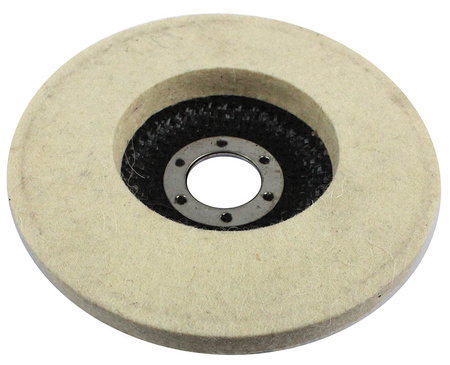 TARCZA POLERSKA FILCOWA FILC PEŁNA 125mm