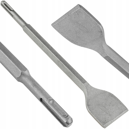 DŁUTO PŁASKIE SDS PLUS DO BETONU PŁYTEK PRZECINAK ŁOPATKA SDS+ 50X250 MM