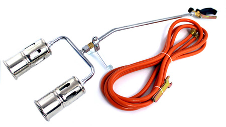 PALNIK DO PAPY GAZOWY 2 DYSZE TURBO 100cm OPALANIA