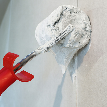 WAŁEK DO GŁADZI Z RĄCZKĄ CLICK 80MM DO WNĘK WYKOŃCZEŃ NAROŻY PŁYT GK UCHWYT