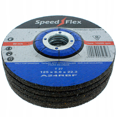 TARCZA DO SZLIFOWANIA METALU 125X6,0 PROFIFLEX x10