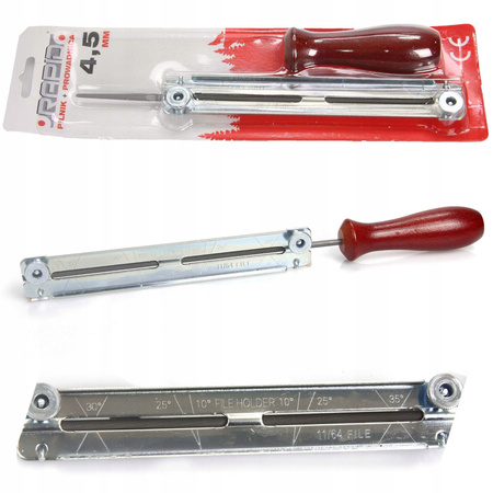 PILNIK Z PROWADNICĄ OSTRZAŁKA DO ŁAŃCUCHÓW 4.0MM