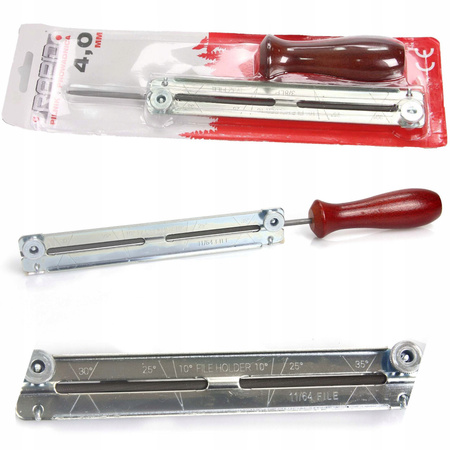 PILNIK Z PROWADNICĄ OSTRZAŁKA DO ŁAŃCUCHÓW 4.5MM