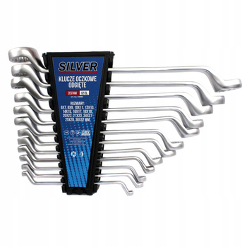 KLUCZE OCZKOWE ODGIĘTE 12el 6-32mm ZESTAW