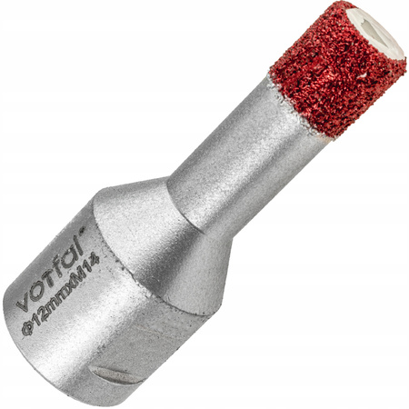 OTWORNICA WIERTŁO DIAMENTOWE KORONKA 12 MM M14 DO GRESU PŁYTEK CERAMIKI PRO