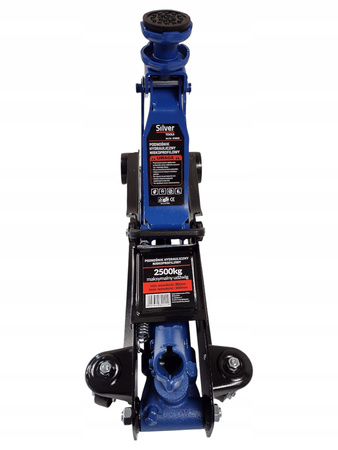 PODNOŚNIK HYDRAULICZNY NISKOPROFILOWY 2,5 T W WALIZCE OBROTOWA RĄCZKA