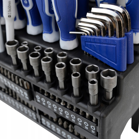 ZESTAW ŚRUBOKRĘTÓW 100el STOJAK WKRĘTAK SL PH TORX