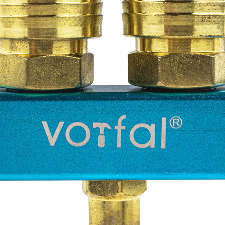 ROZDZIELACZ ROZGAŁĘŹNIK PNEUMATYCZNY KOMPRESORA 2-DROŻNY SZYBKOZŁĄCZKA 1/4