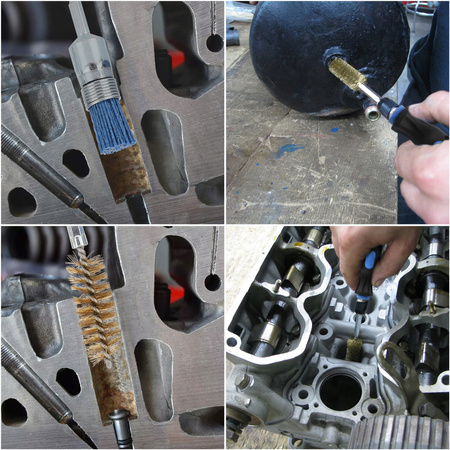 ZESTAW SZCZOTEK DO CZYSZCZENIA GNIAZD WTRYSKIWACZY 19EL.