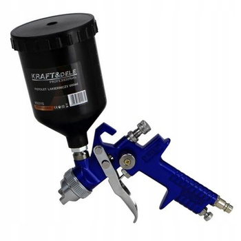 PISTOLET LAKIERNICZY DO MALOWANIA WYMIENNE DYSZE HVLP ZBIORNIK 600ml