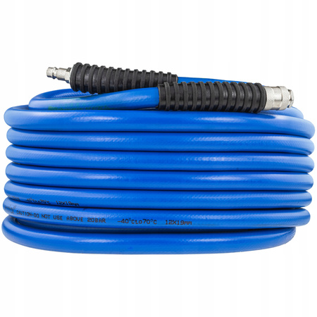 WĄŻ PNEUMATYCZNY GUMOWY DO KOMPRESORA CIŚNIENIOWY ELASTYCZNY 12x19mm 20M