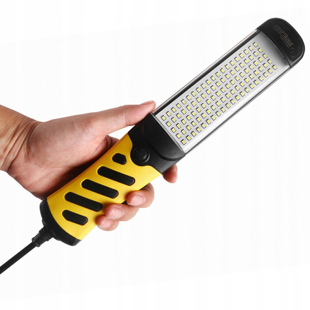 Latarka warsztatowa Lampka LED 20W - 100 diod, hak, magnes, przewód 10m