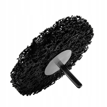 TARCZA ŚCIERNA WŁOSY MURZYNA DO USUWANIA RDZY WŁÓKNINA METAL INOX 100mm