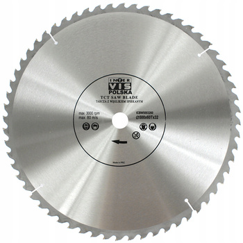 TARCZA WIDIOWA DO DREWNA 500 mm x 32 x 40T WIDIA