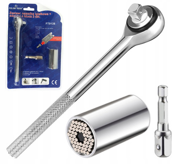 NASADKA UNIWERSALNA KLUCZ 7-19 mm GRZECHOTKA 3/8