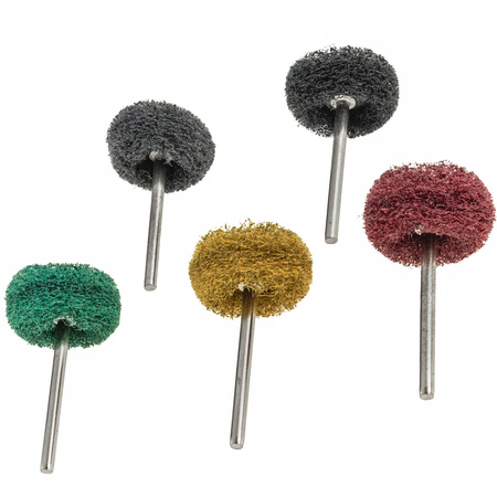 SZCZOTKI POLERSKIE SZCZOTKA DO MINI SZLIFIERKI TYPU DREMEL 20 MM 50 EL.