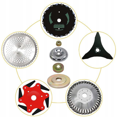 ZESTAW PODKŁADKI DO MOCOWANIA PRZEKŁADNI NAKRĘTKA