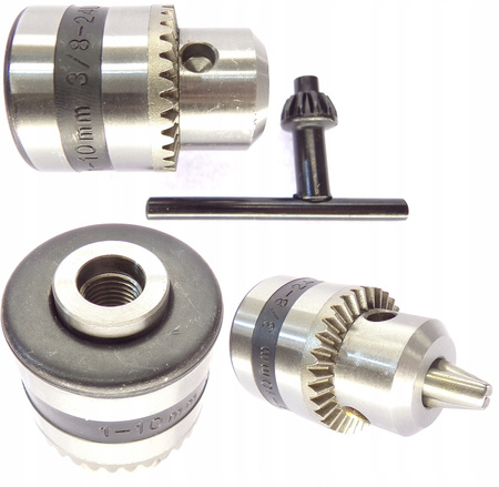 UCHWYT WIERTARSKI NA KLUCZYK 10mm 3/8 x 24 UNF