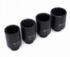Nasadki udarowe 1/2" 12-kątne 34 36 38 41 mm komplet 4 szt CrMo