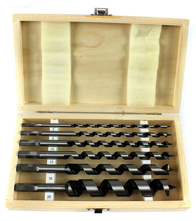 ZESTAW WIERTEŁ DO DREWNA 230mm WIERTŁO WIERTŁA 6el