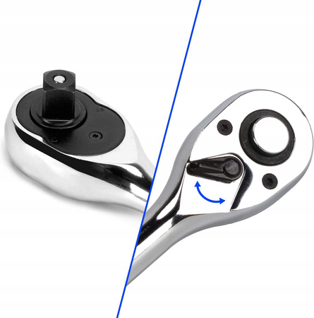 ZESTAW KLUCZY GRZECHOTKA TELESKOPOWA 1/4 3/8 1/2