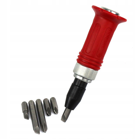 WKRĘTAK UDAROWY POBIJANIAWYKRĘTAK ŚRUBOKRĘT + BITY