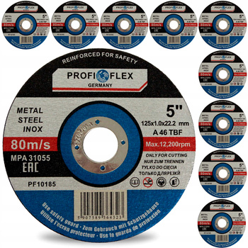 TARCZA DO CIĘCIA METALU STALI INOX 125x1 PROFIFLEX