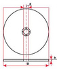 TARCZA DO CIĘCIA METALU STALI inox 230 x 2,0 x 22,2 MASTIFF ZESTAW 10szt