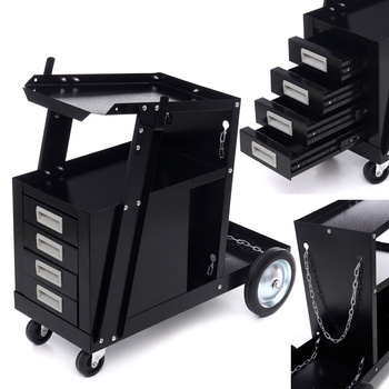 WÓZEK SPAWALNICZY DO SPAWAREK SZUFLADY PÓŁKA