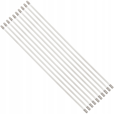 ZESTAW SZCZOTKA DO CZYSZCZENIA KOMINA OD DOŁU NA WIERTARKĘ 10m TURBO ORKAN