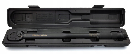 KLUCZ DYNAMOMETRYCZNY 1/2" 28-210NM METALOWY NASTAWNY DWUSTRONNY Z BLOKADĄ