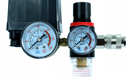 WYŁĄCZNIK Z ODWADNIACZEM CIŚNIENIOWY 12BAR CAL DO KOMPRESORA 230V PRESOSTAT