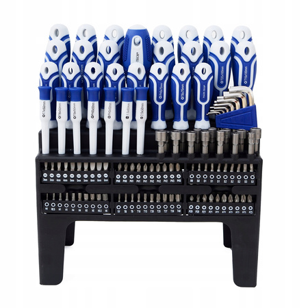 ZESTAW ŚRUBOKRĘTÓW 100el STOJAK WKRĘTAK SL PH TORX