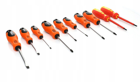 ZESTAW ŚRUBOKRĘTÓW 10el. wkrętaki śrubokręty izolowane do 1000V