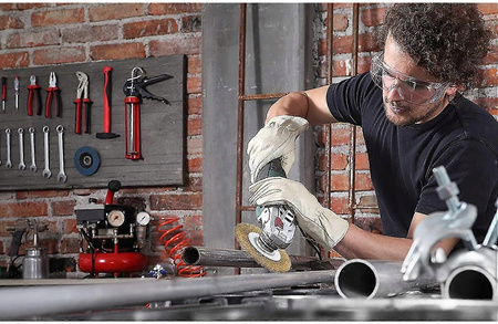 ZESTAW SZCZOTEK DRUCIANYCH DO WIERTARKI WKRĘTARKI STALI METALU DREWNA 5 szt