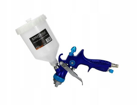 PISTOLET LAKIERNICZY DO MALOWANIA WYMIENNE DYSZE HVLP ZBIORNIK 600ml