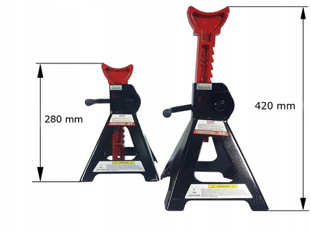 PODSTAWKI PODPORY 3TONY KOBYŁKI 3T POD SAMOCHÓD