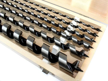 ZESTAW WIERTEŁ DO DREWNA 460mm WIERTŁA 6-18mm 6el