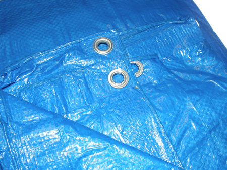 PLANDEKA NIEBIESKA MOCNA PLANDEKI 4x6 M