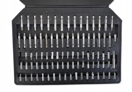 ZESTAW KOMPLET WIERTEŁ DŁUT BITÓW OTWORNIC 300 EL