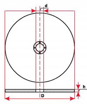 TARCZA DO SZLIFOWANIA STALI METALU 230 x 6 FALON