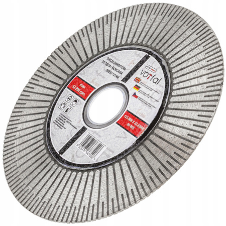 TARCZA DIAMENTOWA TNĄCA 45° 90° DO CIĘCIA I SZLIFOWANIA GRES PŁYTKI 125MM