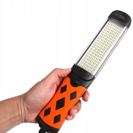 Latarka warsztatowa LED 20W - 100 diod, hak, magnes, 5m