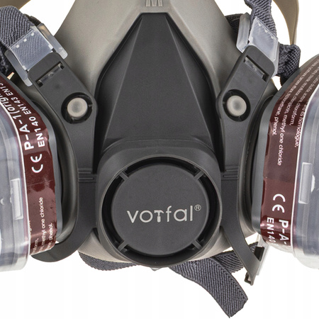 MASKA LAKIERNICZA PÓŁMASKA OCHRONNA PRZECIWPYŁOWA FILTRY WKŁADY OKULARY