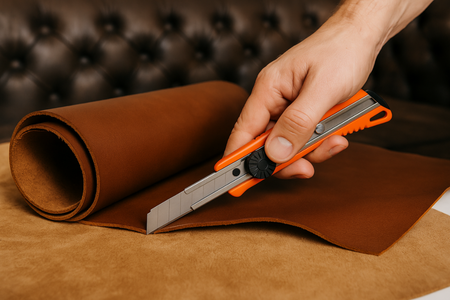 NÓŻ METALOWY UNIWERSALNY 18 MM DO TAPET WYKŁADZIN SOLIDNA BLOKADA OSTRZA